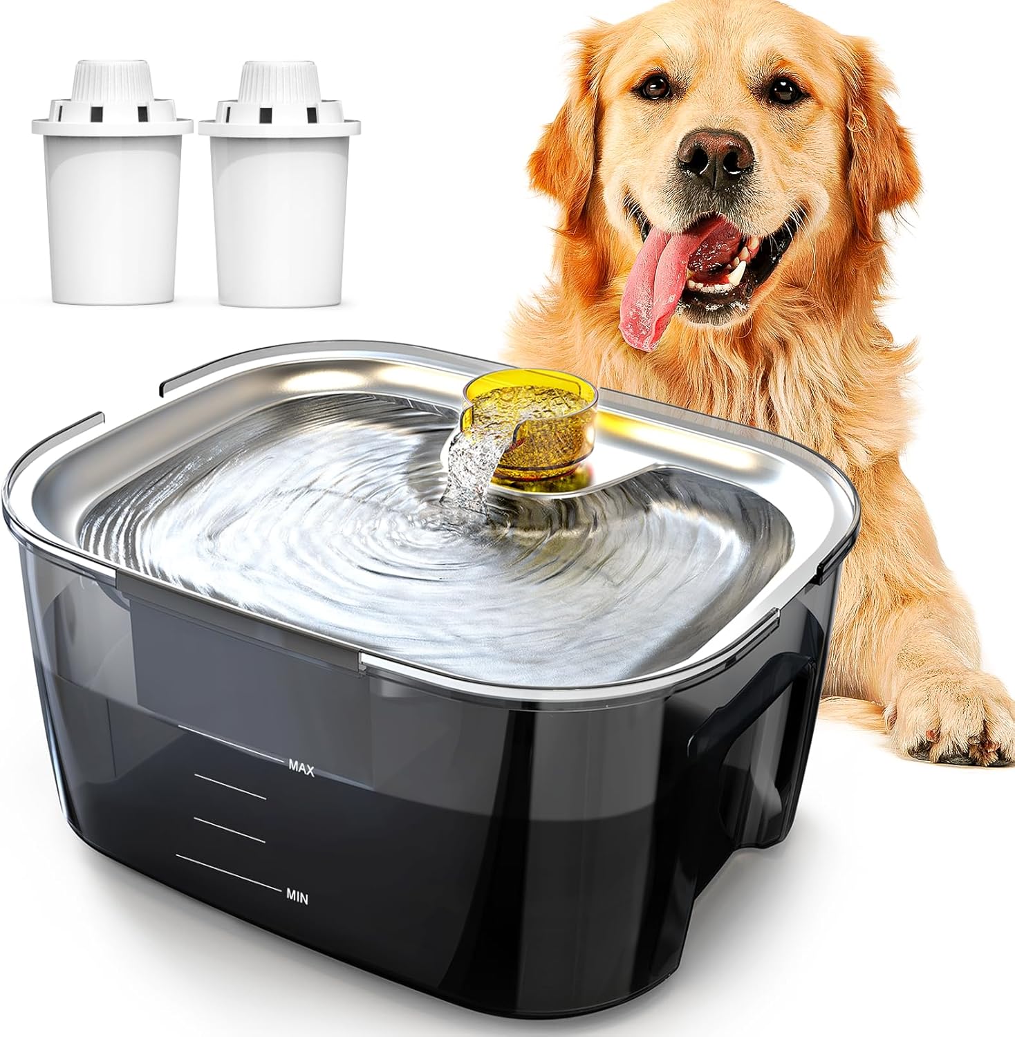 10L Stainless Steel Dog Water Fountain