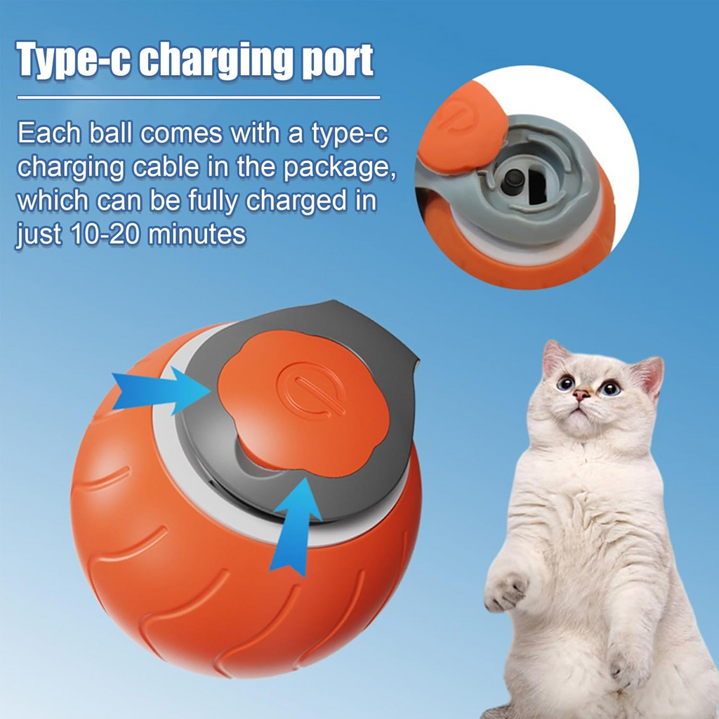 Rechargeable Interactive Cat Ball