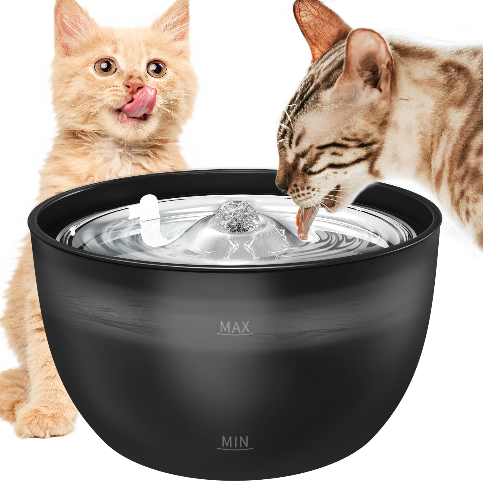 3L Stainless Steel Cat Water Fountain